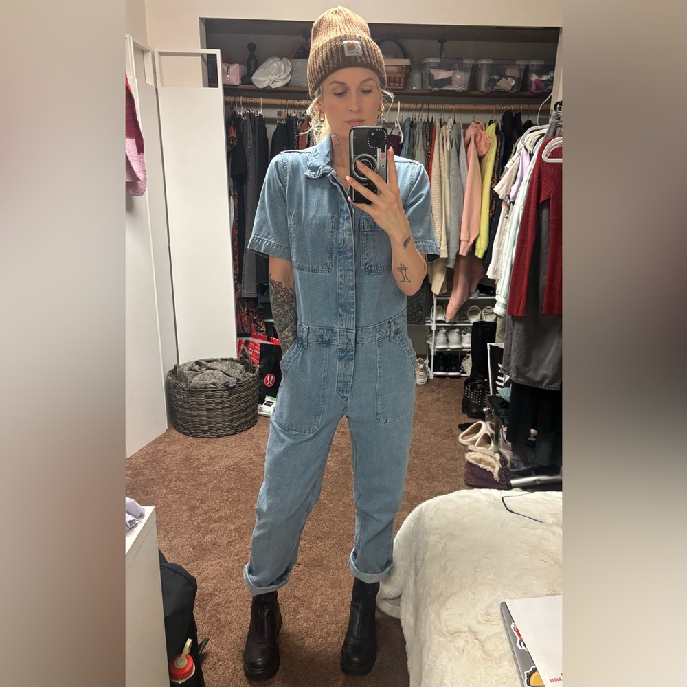 EVERLANE Jean Coverall Size 4